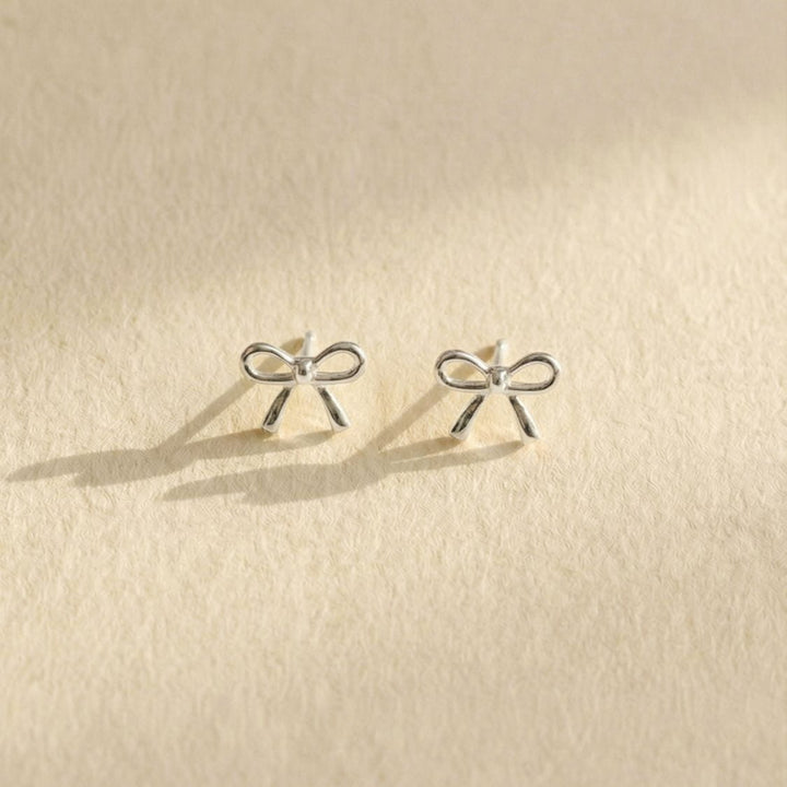 Sonya Pettie Silver Bow Earrings