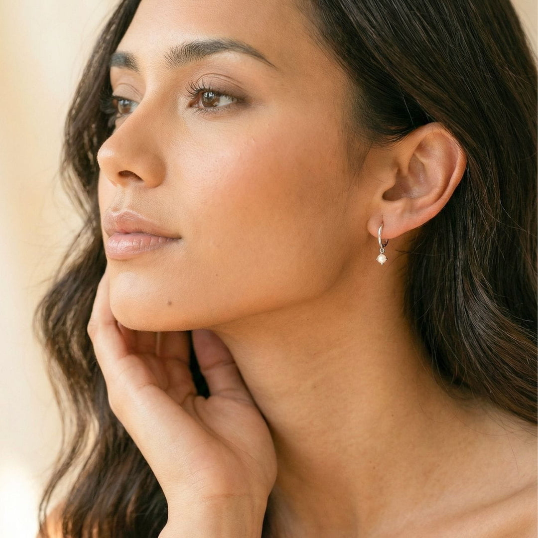 Sophie Silver Pearl Drop Earrings