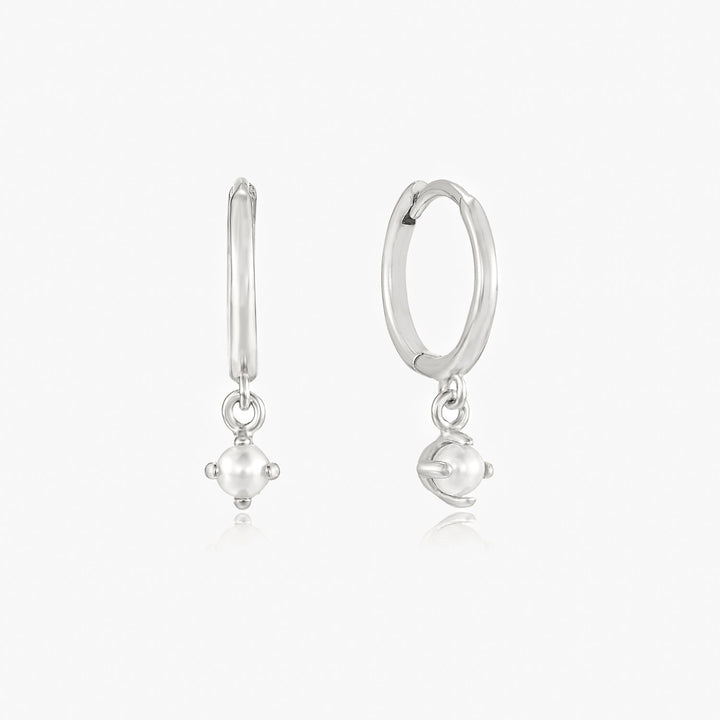 Sophie Silver Pearl Drop Earrings