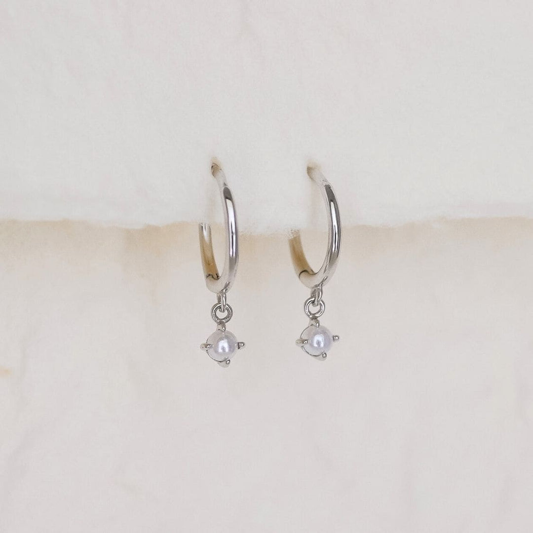 Sophie Silver Pearl Drop Earrings
