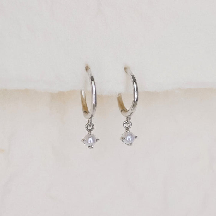 Sophie Silver Pearl Drop Earrings