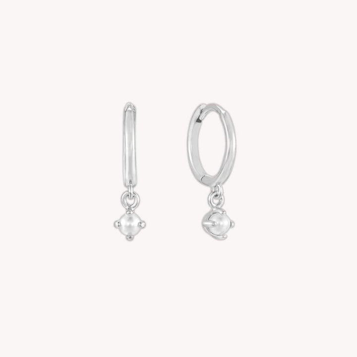 Sophie Silver Pearl Drop Earrings