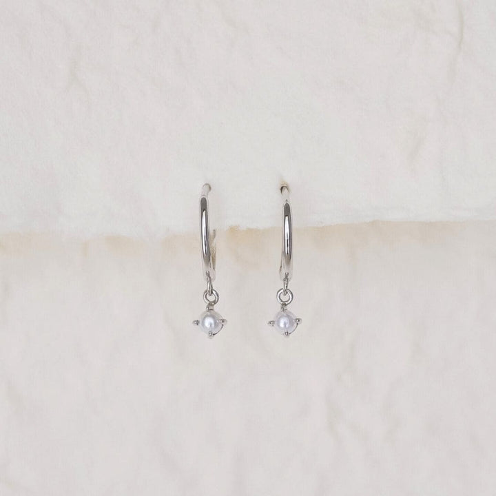 Sophie Silver Pearl Drop Earrings