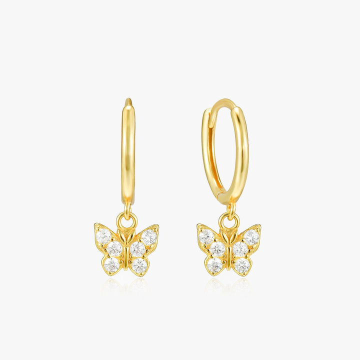 Yara Butterfly Drop Earrings