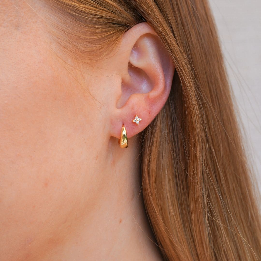 Chloe Gold Huggie Earrings