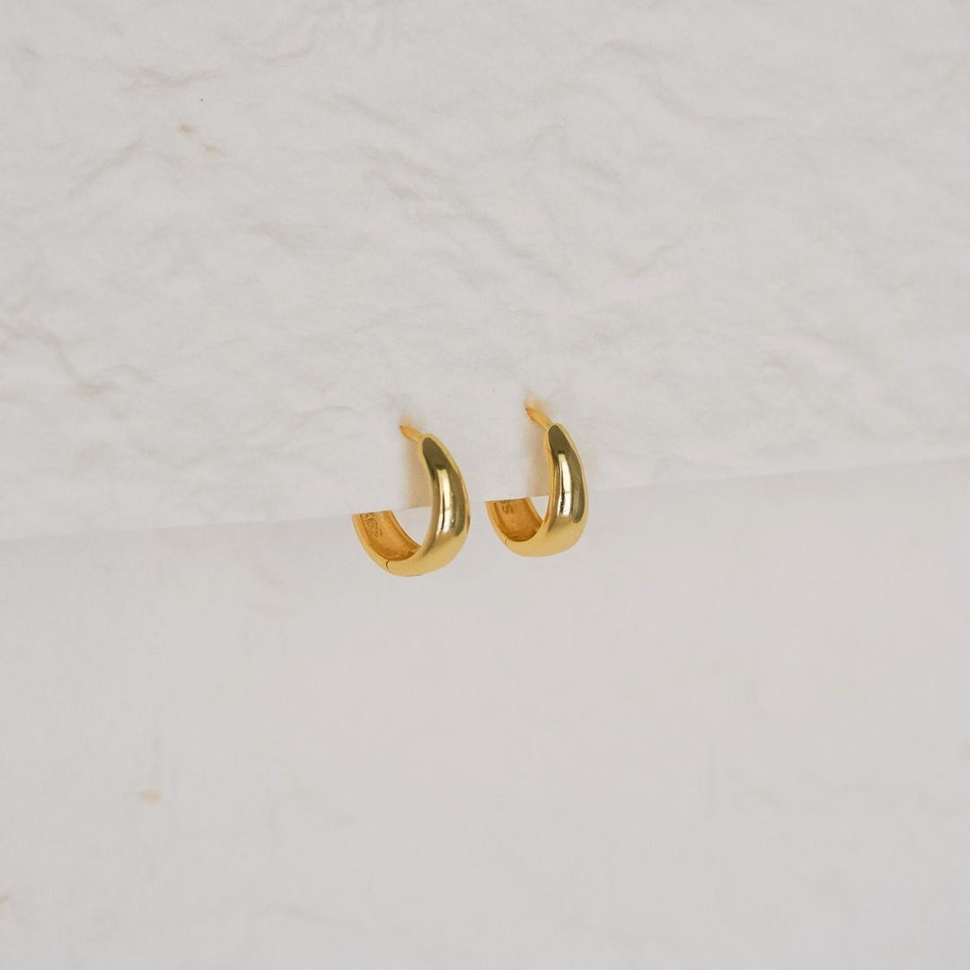 Chloe Gold Huggie Earrings