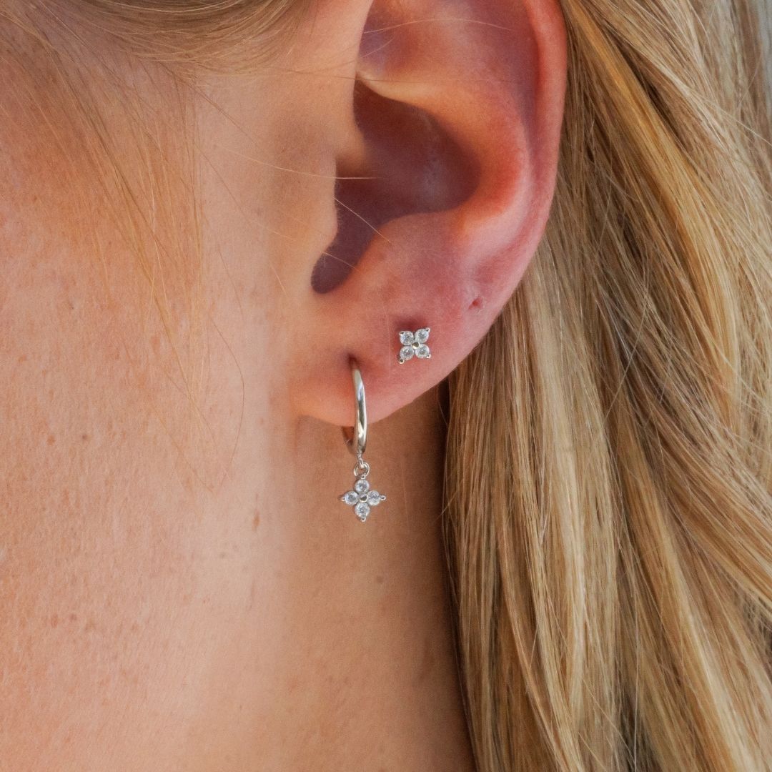 Pretty Earring Stack Earring Stacks | 18k Gold & Sterling Silver – LYANG & CO.