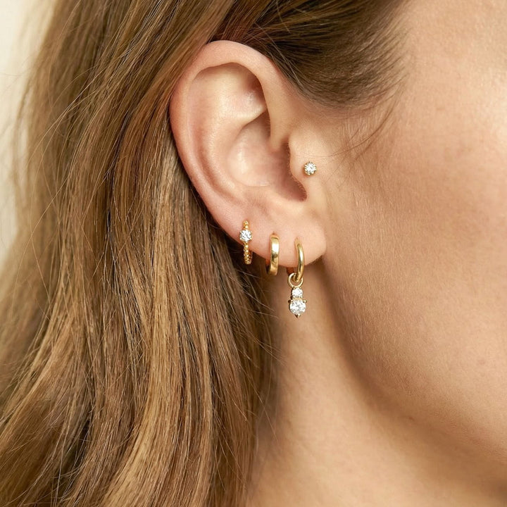 Ella Gold Huggie Earrings