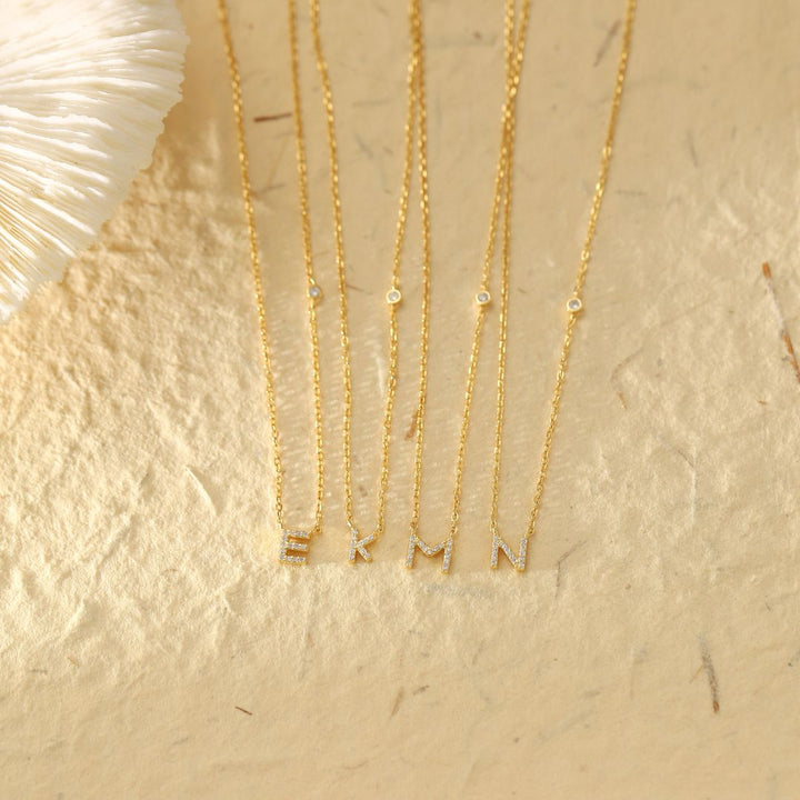 Pettie Initial Necklace