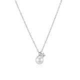 Kalasia Sterling Silver Pearl Pendant Necklace