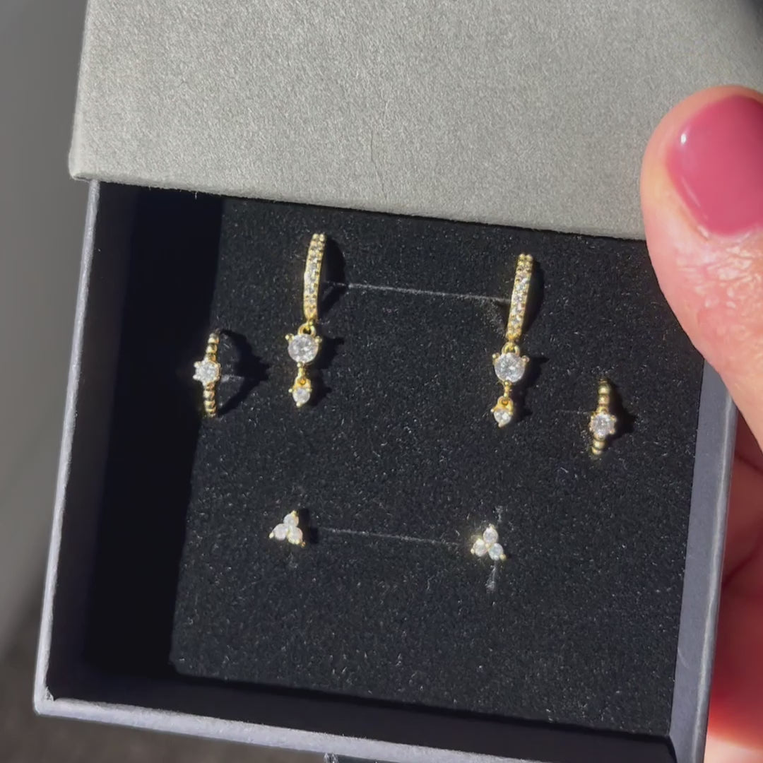 Everyday Sparkle Trio Set Gold