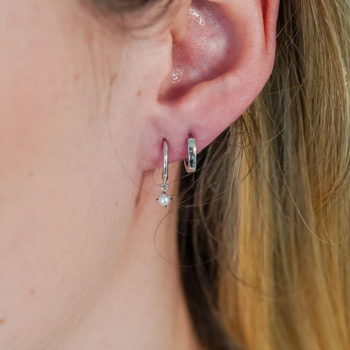 Sophie Silver Pearl Drop Earrings