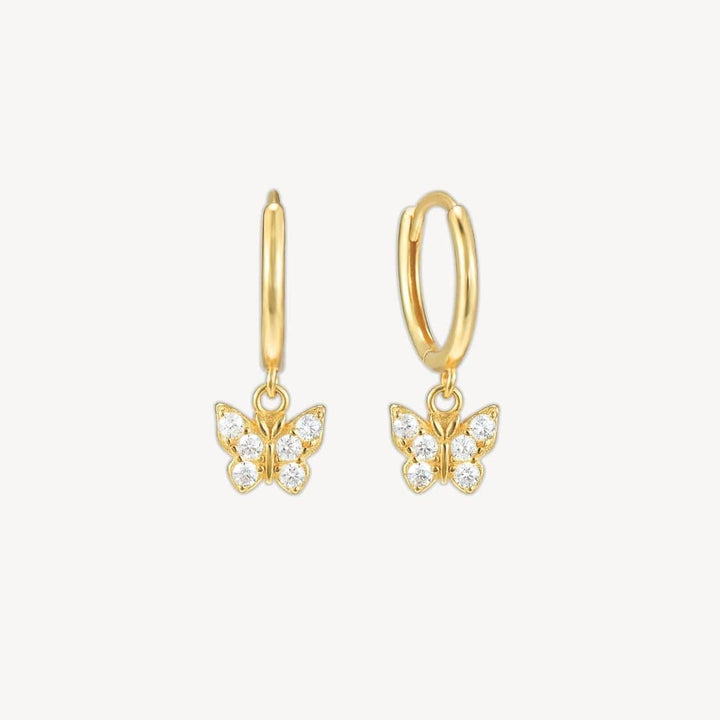 Yara Butterfly Drop Earrings