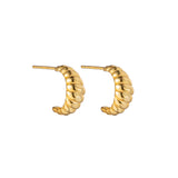 Parker Croissant Earrings Gold